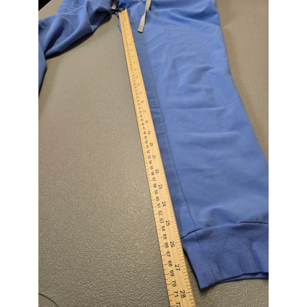 FIGS Scrub Set Womens Blue Jogger Pants V-Neck Top Medical Uniform Bundle - Picture 12 of 16